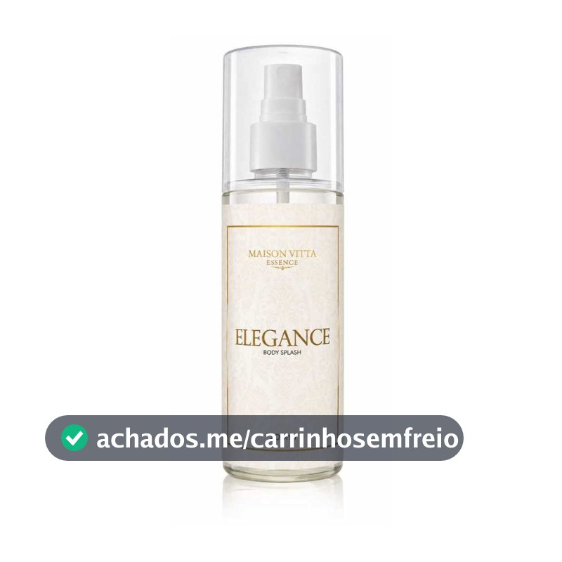 Body Splash Feminino ELEGANCE 200 ml, Alta Fixação e Elegante Maison Vitta Essence