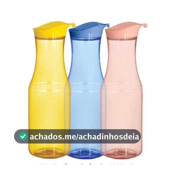 Garrafa Sottile 1200ml Plástico Colorida com Tampa Rosca Para Uso Diário Academia Viagem e Lazer