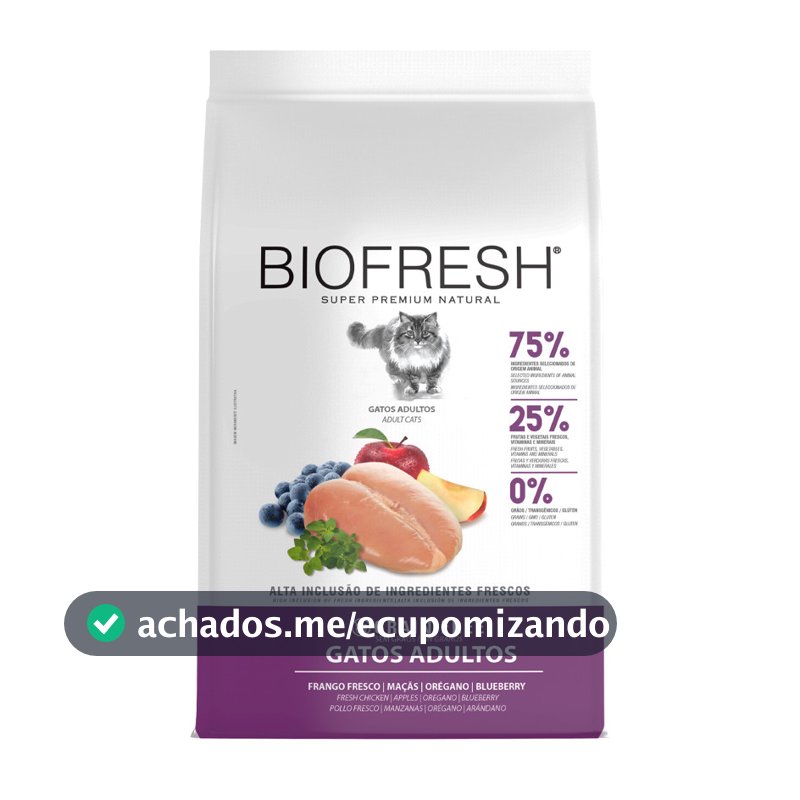 Ração BioFresh Gato Adultos Frango 7,5kg