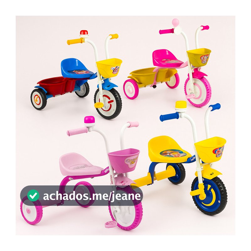 Triciclo Infantil Nathor Menina Menino Motoca Velotrol