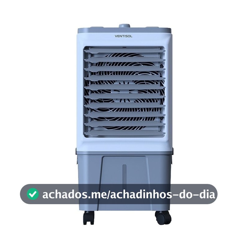 Climatizador de Ar Ventisol CLIN16-01, 16 Litros, 130W, Branco/Cinza