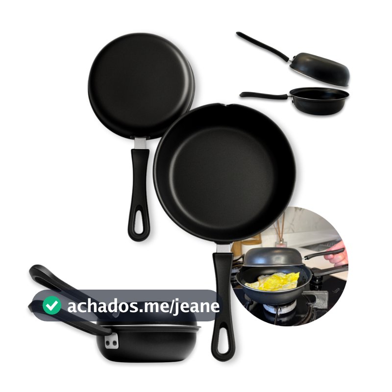Frigideira Omeleteira Panquequeira Sanduicheira Dupla Antiaderente Teflon Aluminio