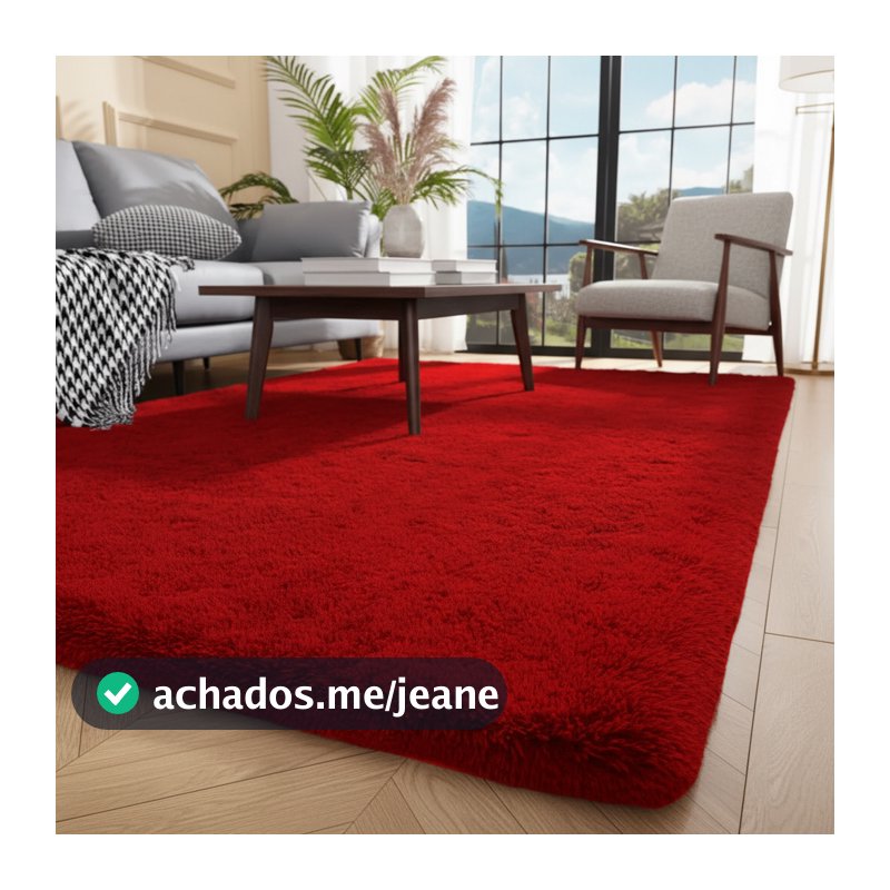 Tapete 150x200 / 150X100 / 060X200 / 060X100 / 60X40 Sala Peludo Quarto Felpudo