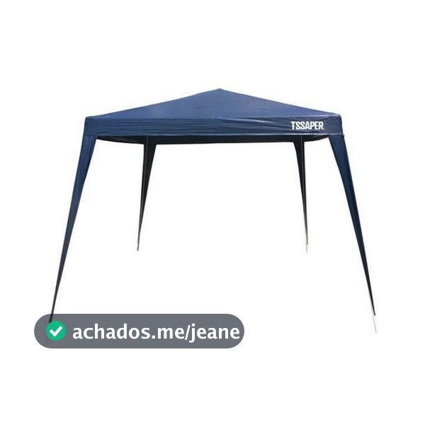Gazebo 3x3 Dobrável Reforçado Impermeável Tenda Praia Camping Proteção Solar