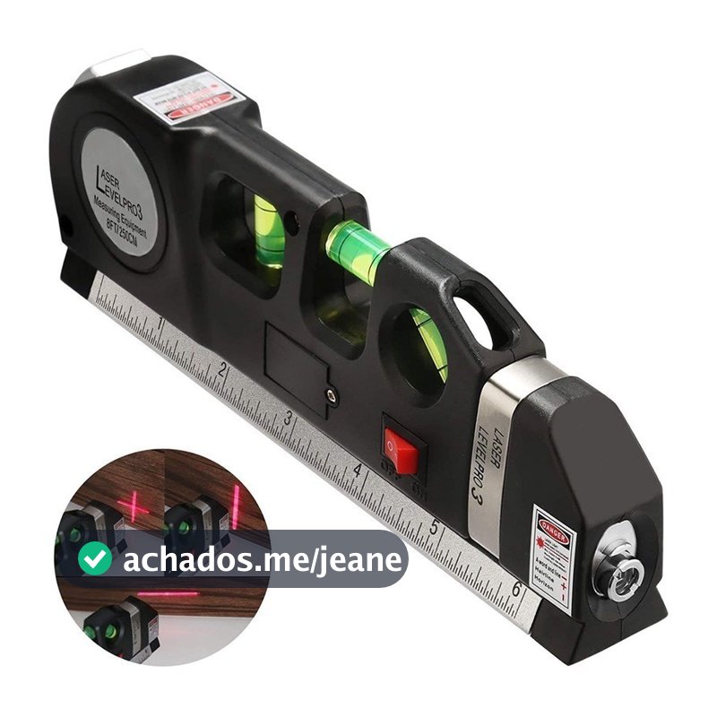 Nível Laser Profissional Trena Level Pro3 Estágios Nivelador