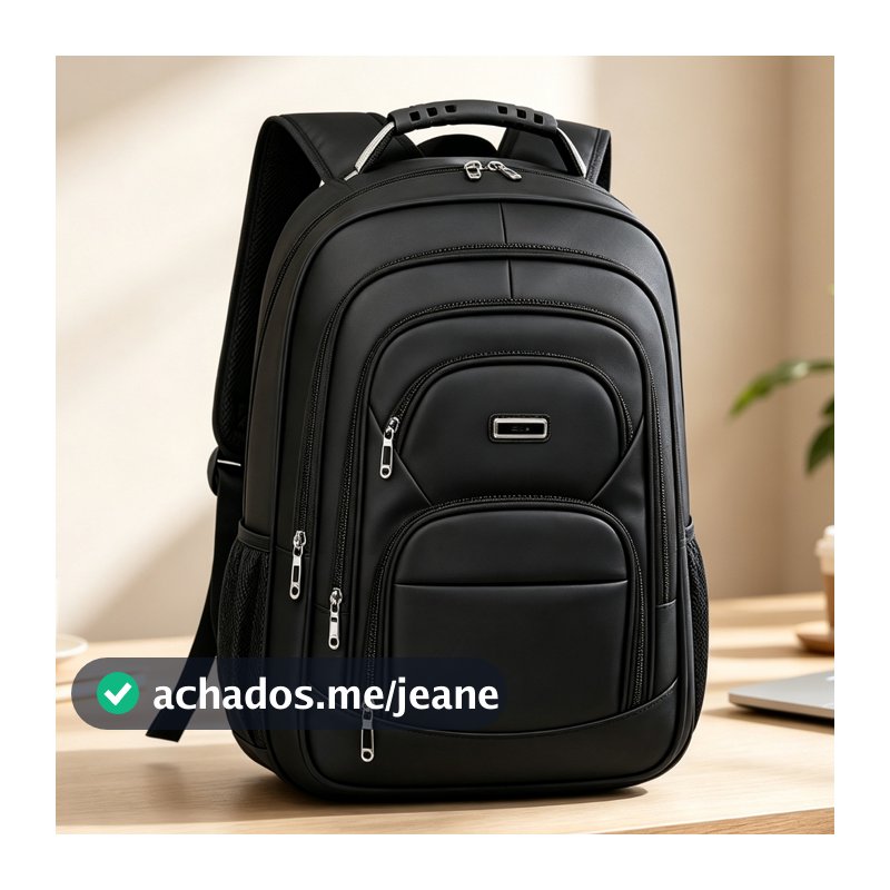 Mochila Multiuso Impermeável 19 Polegadas Múltiplos Compartimentos para Notebook Escola Trabalho Viagem