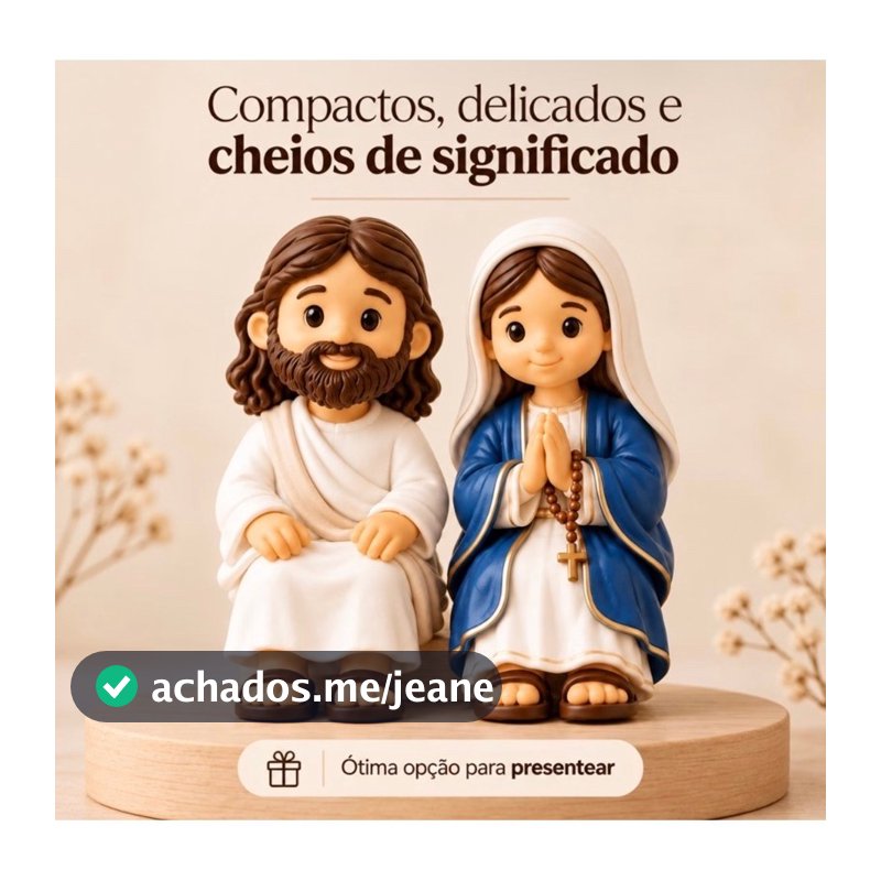 Mini Jesus 5cm Sentado Boneco Decorativo Religioso para Monitor Notebook Mesa Nicho e Prateleira