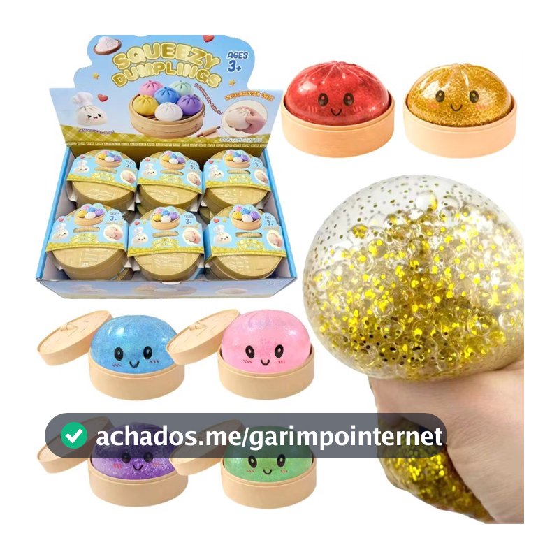 Bolinhos De Glitter Bolinho Brinquedo Bonito Squishiest Com Caixa De Vapor Brinquedos De Estresse E Ansiedade Para Crian