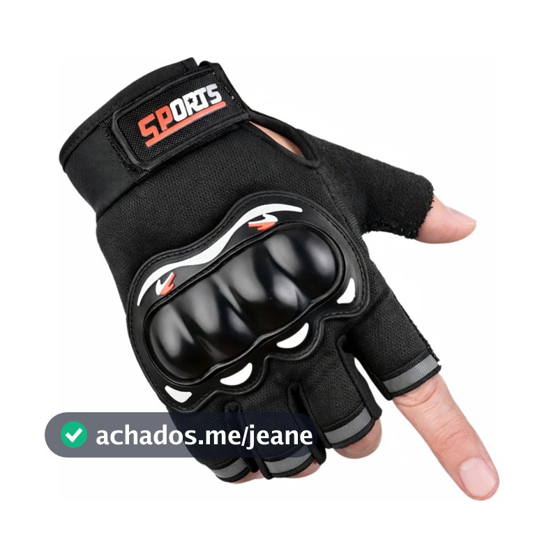 Luvas De Motocicleta Meio Dedo Antiderrapante Respirável Para Ciclismo original