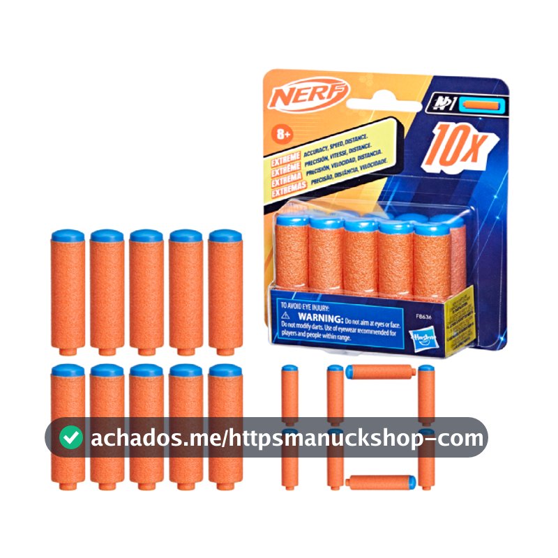 Lançador Nerf N Series Refil 10 Dardos Hasbro F8636
