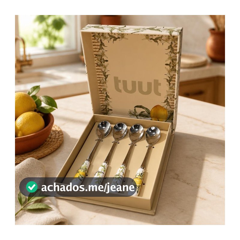Conjunto de colheres para sobremesa Limone