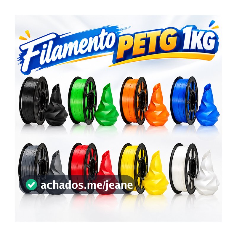Filamento Impressora 3d Print Pulse PET G 1.75mm Importado Alta Qualidade
