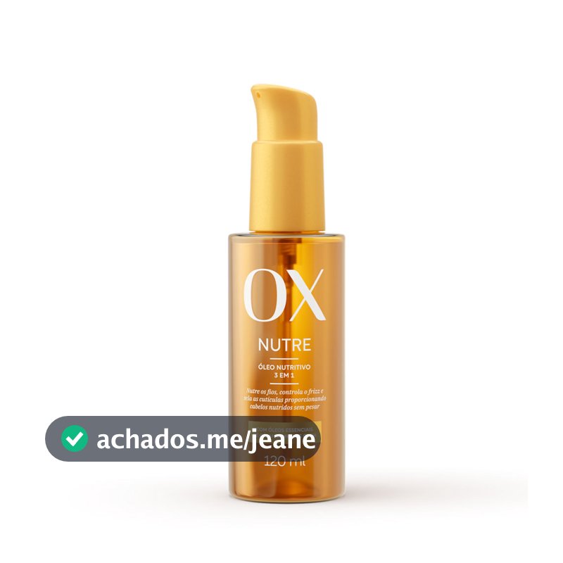 Óleo Capilar OX Nutritivo 3 Em 1 120ml