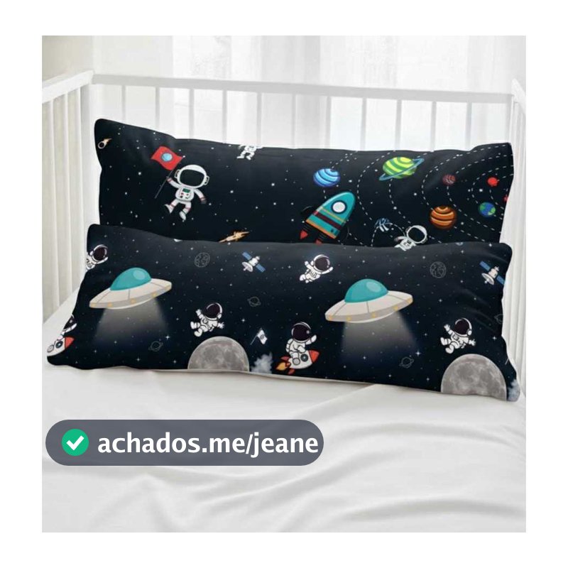 Kit 02 Xuxinho Xuxão Travesseiro Almofada  Corpo Infantil 85x25cm Super Fofo Enchimento Espuma Soft