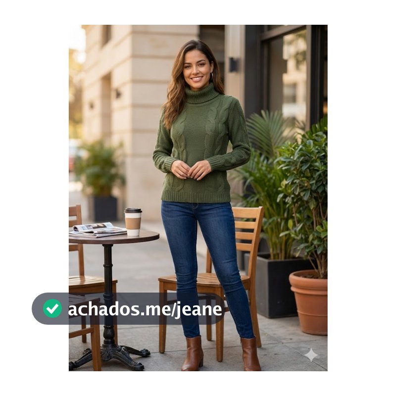 Blusa de Tricô Feminina Gola Alta Inverno Elegante-------------  blusa de tricô feminina, blusa gola alta inverno, blusa