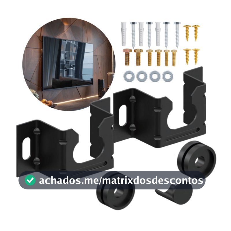 Suporte Universal Fixo Para Smart TV LED LCD 4K Parede Painel 10 24 32 43 50 55 60 75 100 Polegadas