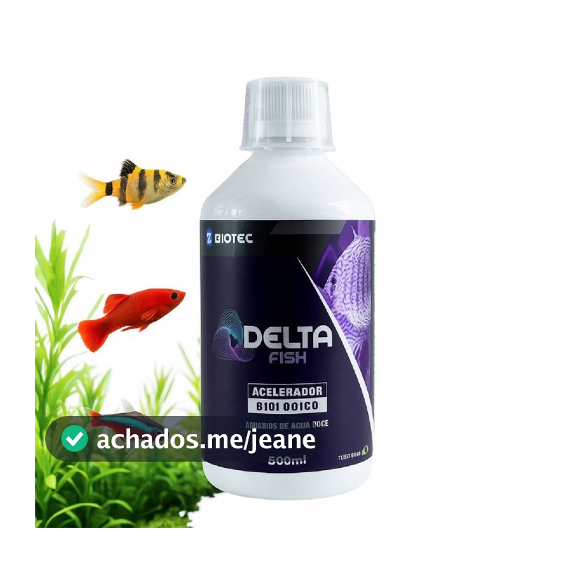 Acelerador Biológico 500ML  P/ Aquário Água Doce Delta fish peixe