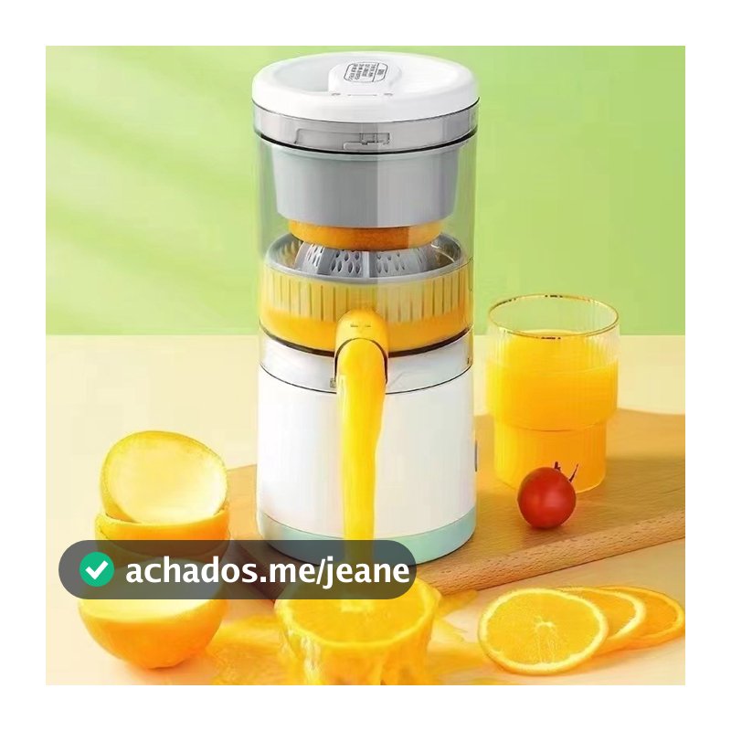 Espremedor Elétrico Laranja Limão Frutas Fazer Sucos Recarregável usb