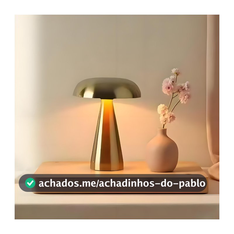Luminária De Led Com Sensor De Toque Forma De Cogumelo