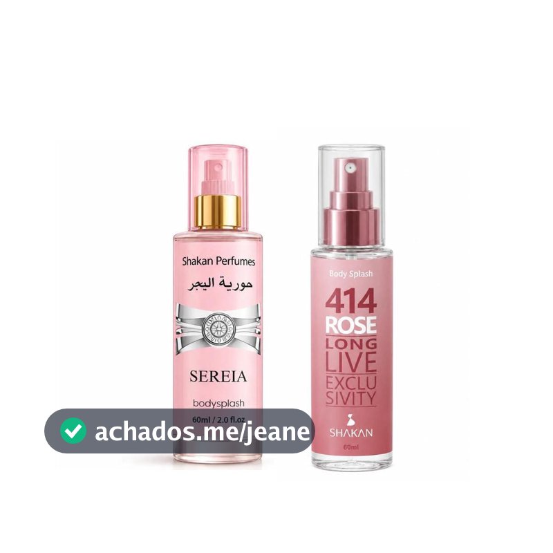 Kit Feminino 414 Rose Long Live Exclusivity e Sereia Árabe