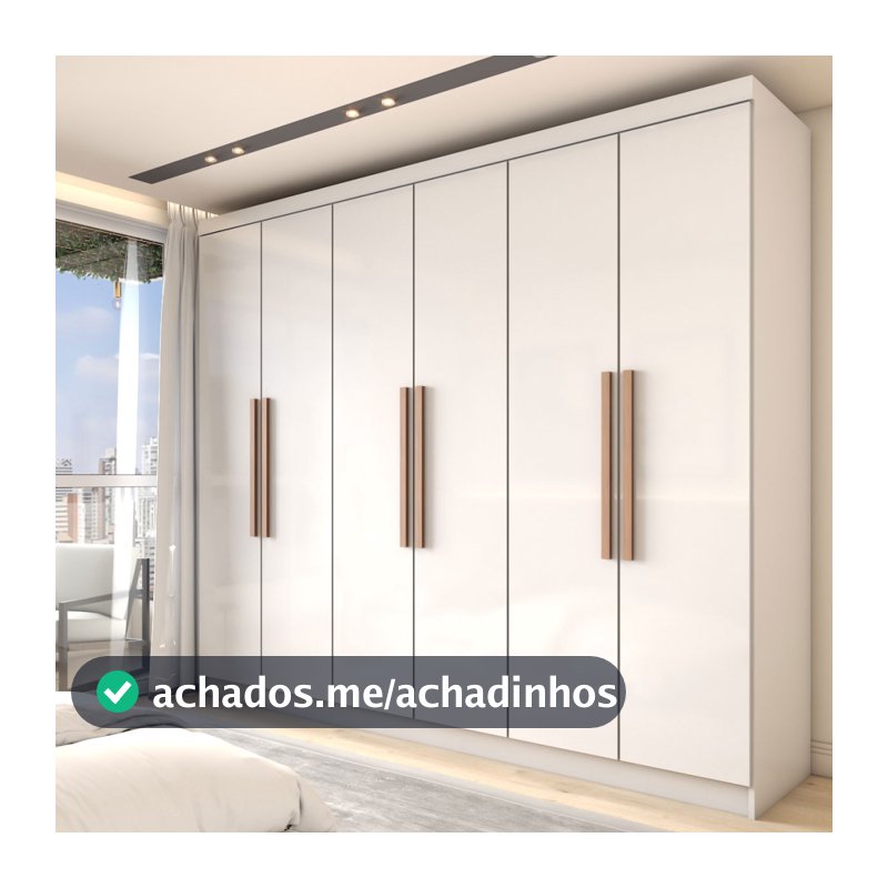 Guarda-Roupa Casal Odisseia 6 Portas 2 Gavetas