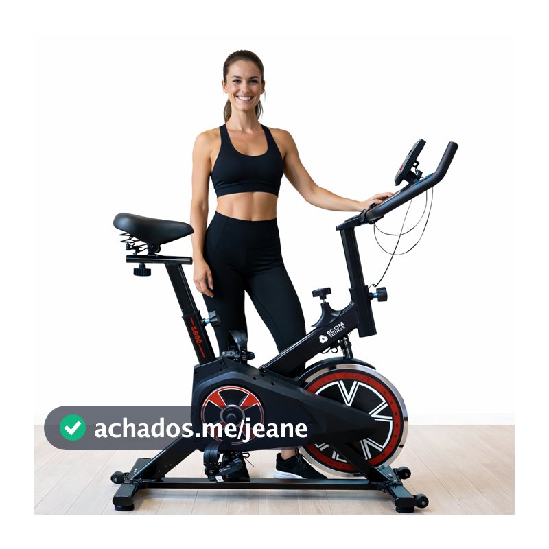 Bicicleta Ergométrica Spinning Academia Roda de Inércia 6 Kg