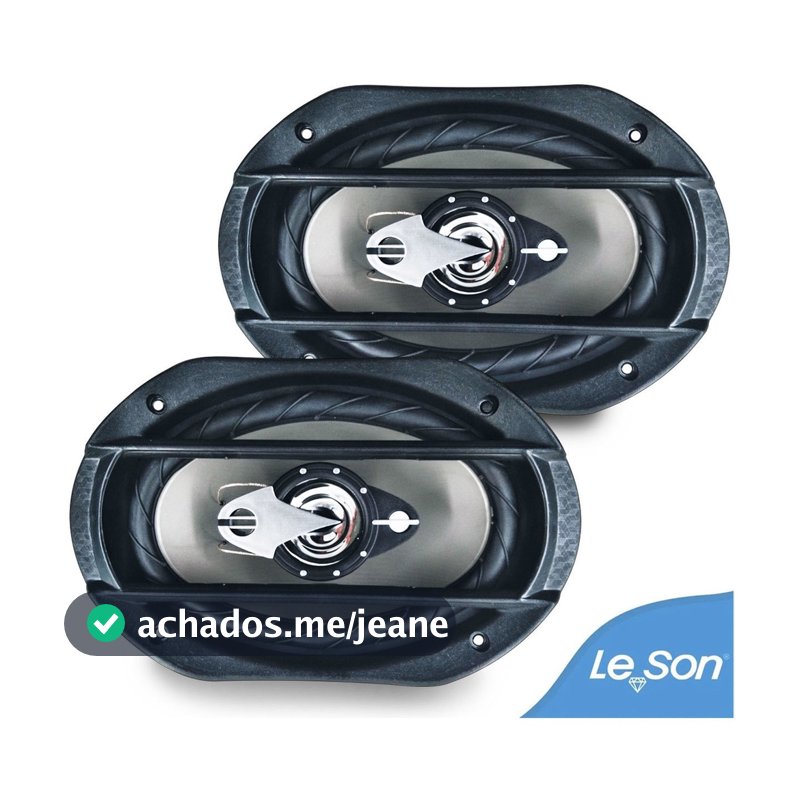 Par De Alto-falantes 6x9 Triaxial 200w 4 Ohms Leson Automotivo