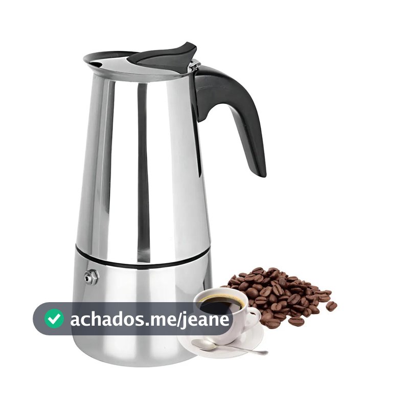 Cafeteira Ke Home 6 Xícaras 5806-1 Automática Prata Italiana