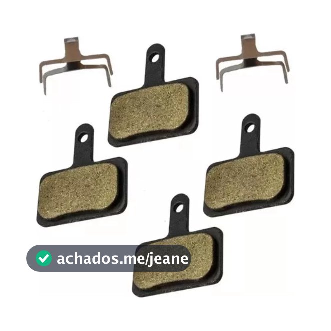 2 PARES PASTILHA FREIO A DISCO COMPATIVEL SHIMANO TEKTRO GTS
