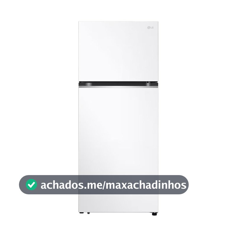 Geladeira Lg Duplex 375l Frost Free Inverter Gn-b372pqw Branca