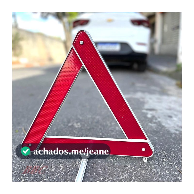Triangulo Para Carro - Sinalização De Segurança