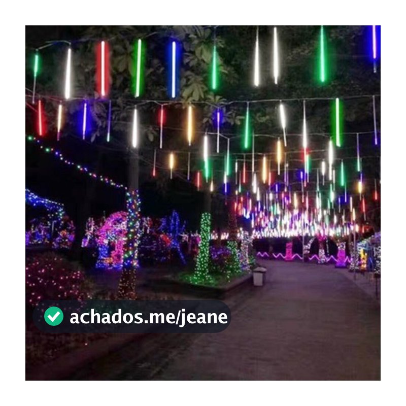 Cascata de Led c/8 tubos para Natal e Festas com Cores ((( 110V )))