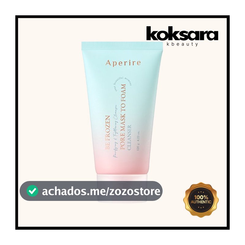 Aperire Be Frozen Pore Mask To Foam Cleanser 120g