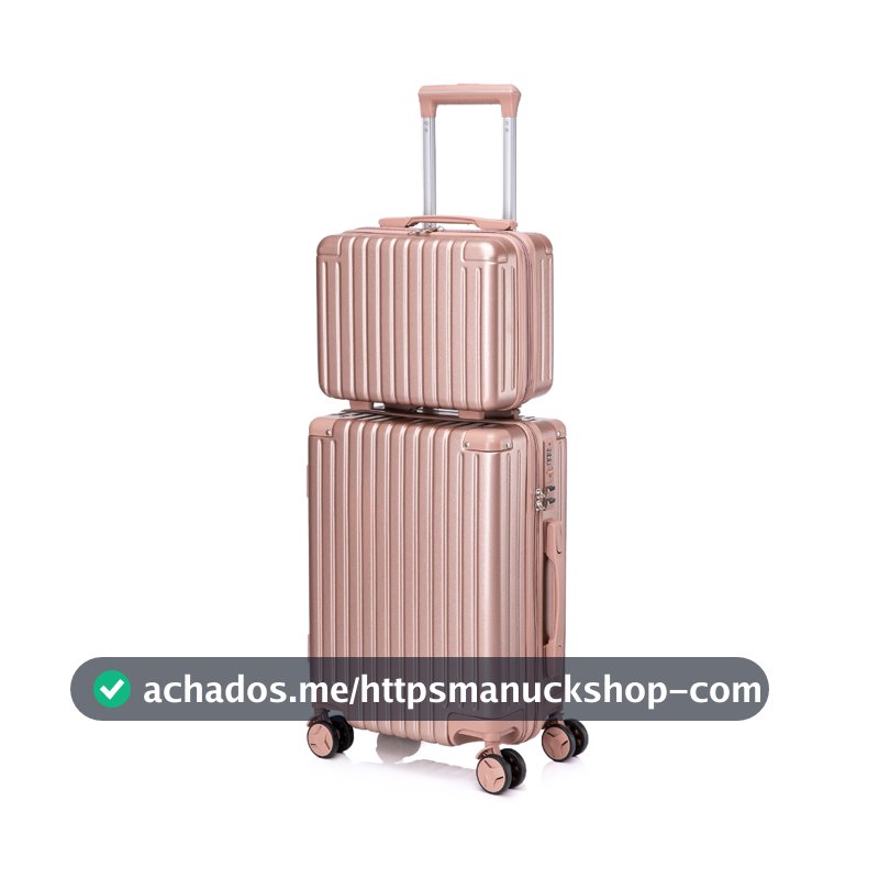 Conjunto Mala De Viagem 10KG E Frasqueira Cadeado TSA Roda Dupla 360° ATP93-2