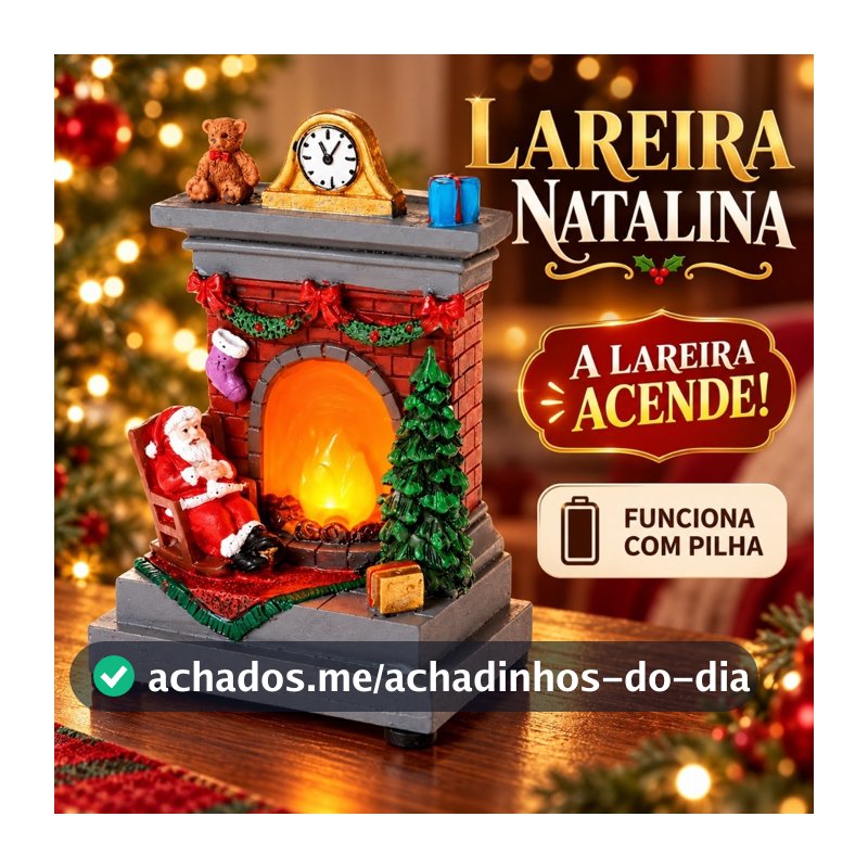 ENFEITE DE NATAL CASINHA DE NATAL COM LED CENTRO DE MESA TRENZINHO ACABAMENTO EM RESINA LUXO VARIOS MODELOS