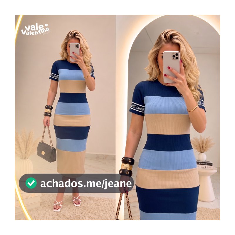 Vestido Midi Tubinho Feminino Malha Canelada Premium | Modelador, Elegante, Moda Evangélica, Casual, Culto, Social