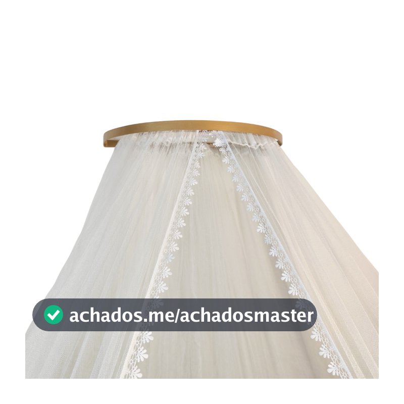 Dossel fino com mosquiteiro tule para berço