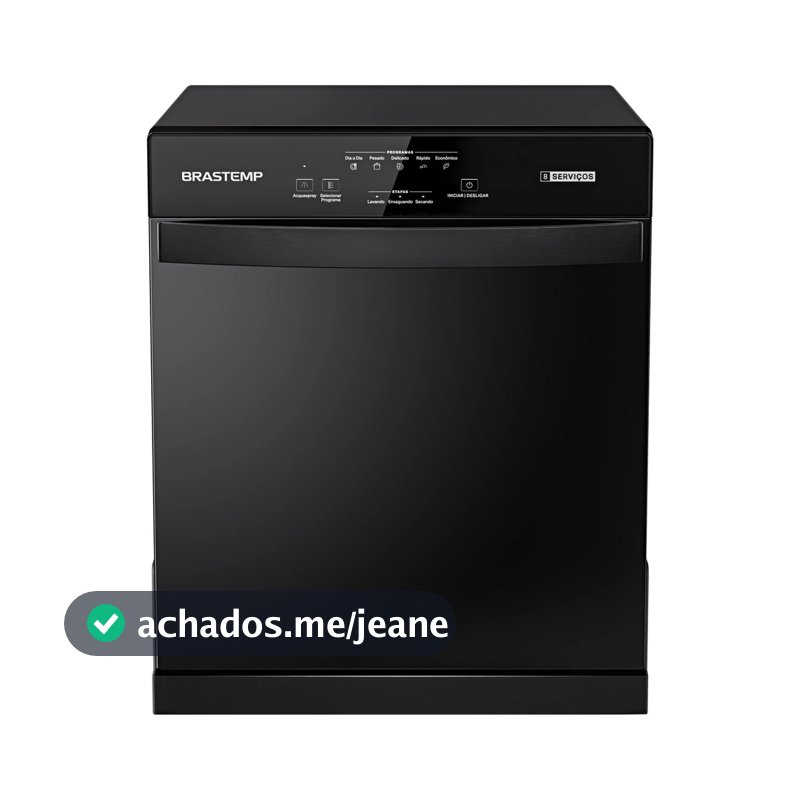 Lava Louças Brastemp 8 Serviços Preta - BLF08AE