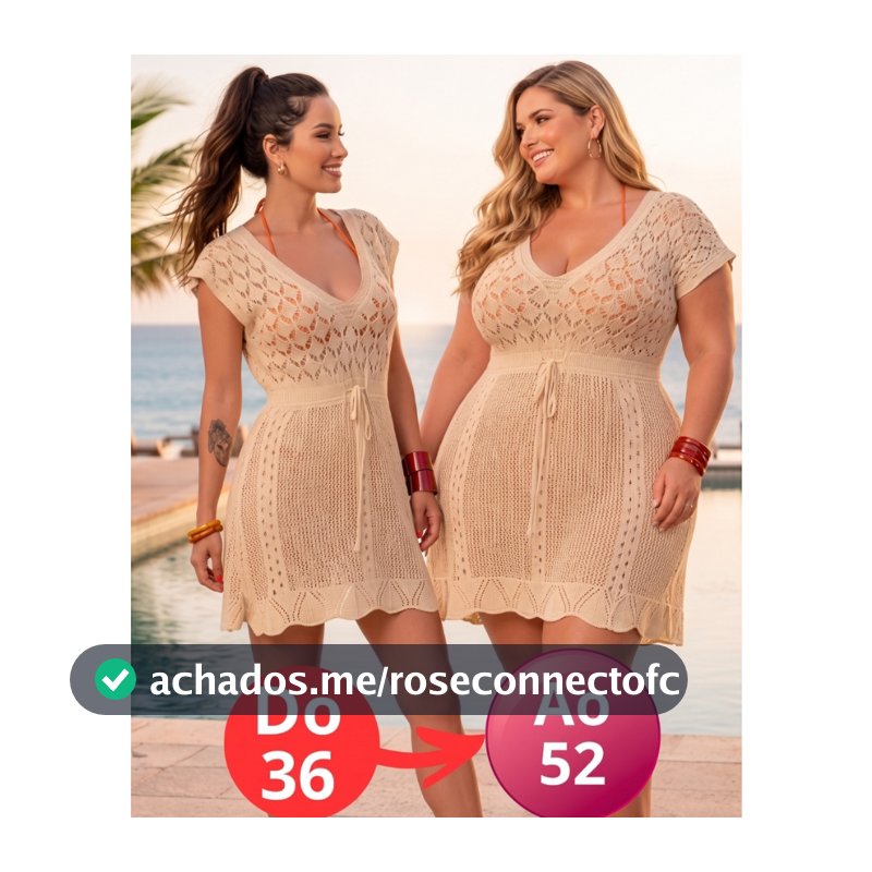 Saída de praia vestido curta crochê tricot piscina saída de banho plus size