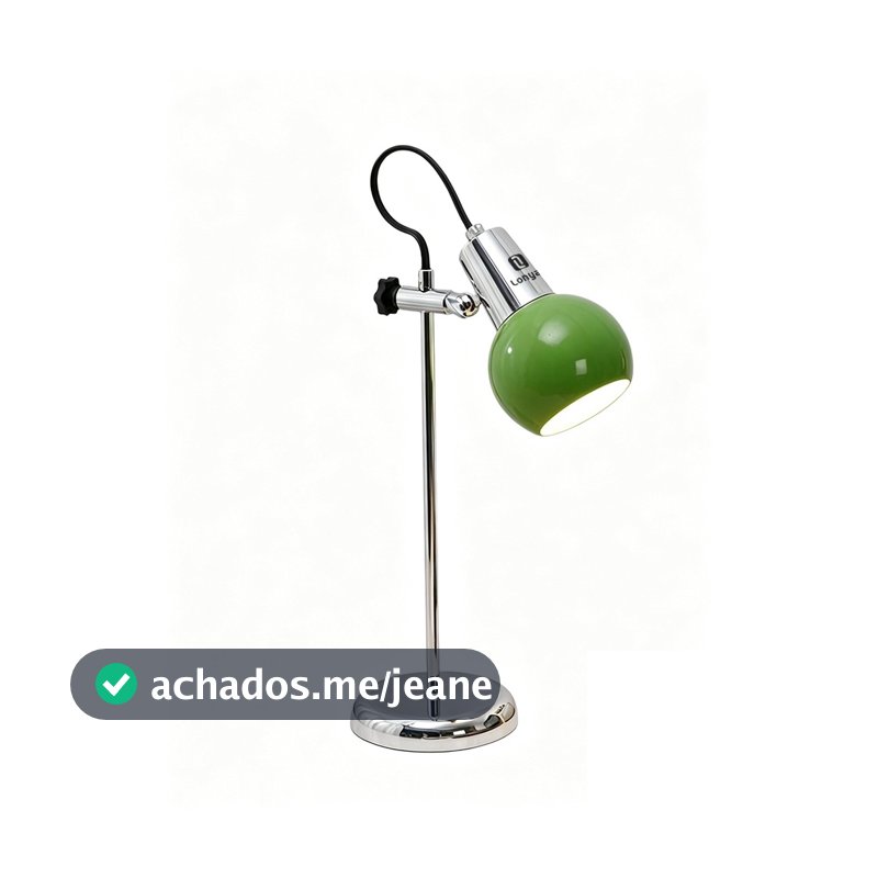 Luminária Mesa Abajur LONYAN Bivolt 5W LED 3 Cores Dimmer Touch Ajustável Portátil Metal Estudo Leitura Quarto