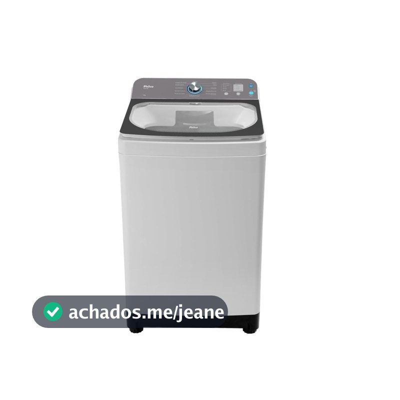 Máquina de Lavar Philco Plr14a 14kg 12 Tipos de Lavagem Branca