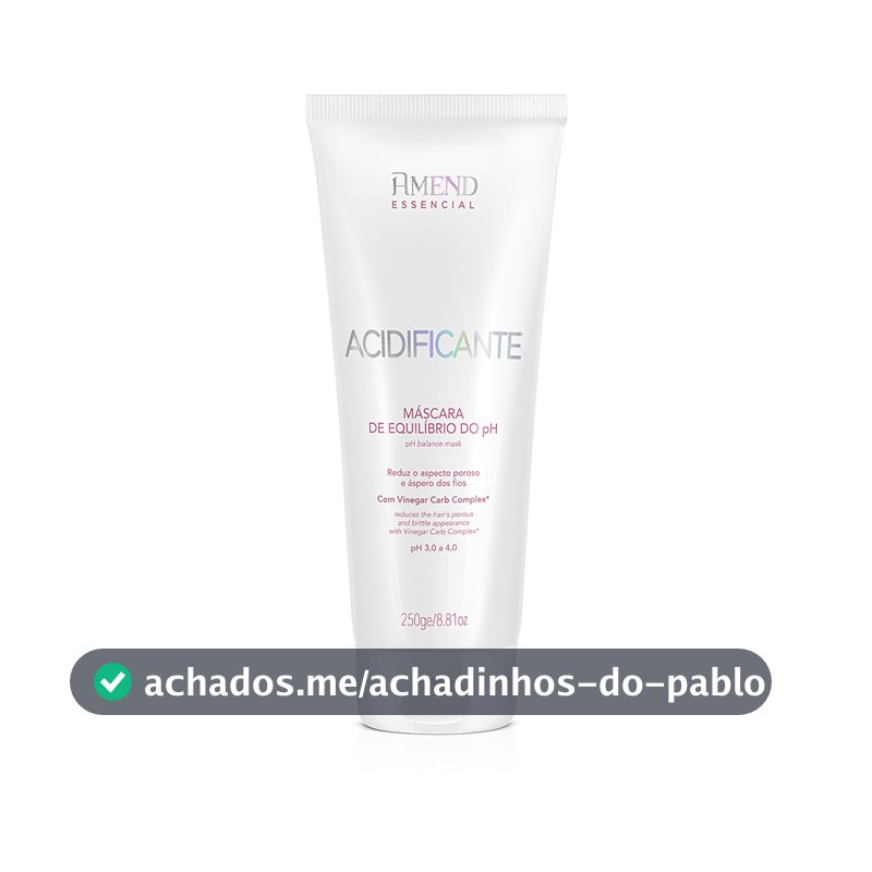 Amend Essencial Acidificante Máscara Equilíbrio do PH - 250g