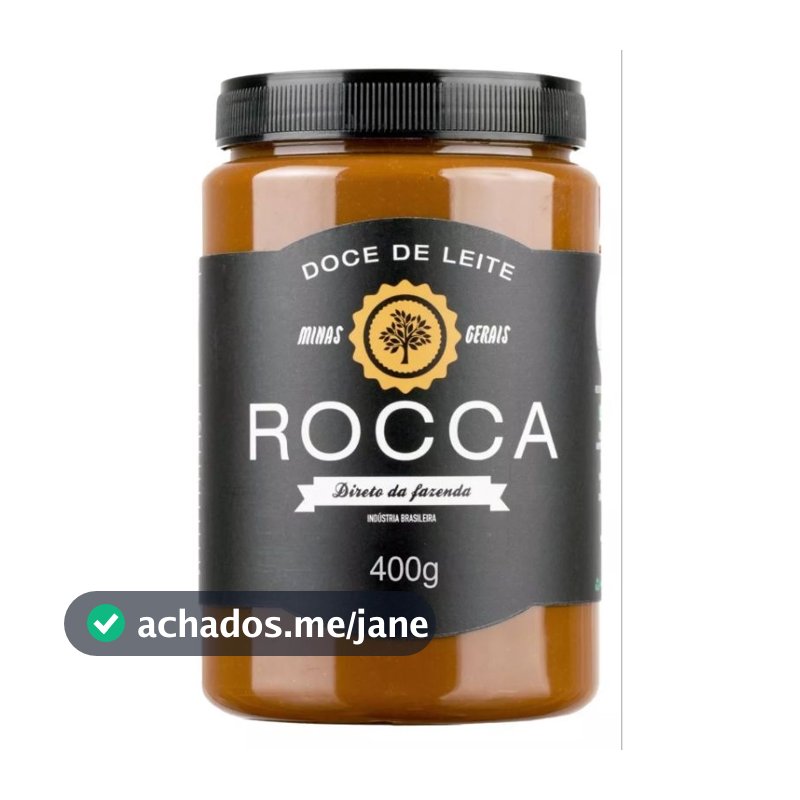 Doce de Leite Rocca Artesanal Premium 400 gramas Direto da Fábrica Promoção Tradicional Café Cacau Pistache