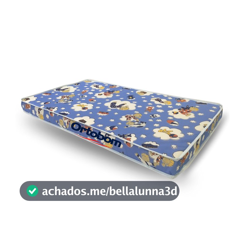 Colchão Baby Physical Conforto (10x60x130)  Ortobom Cor Azul