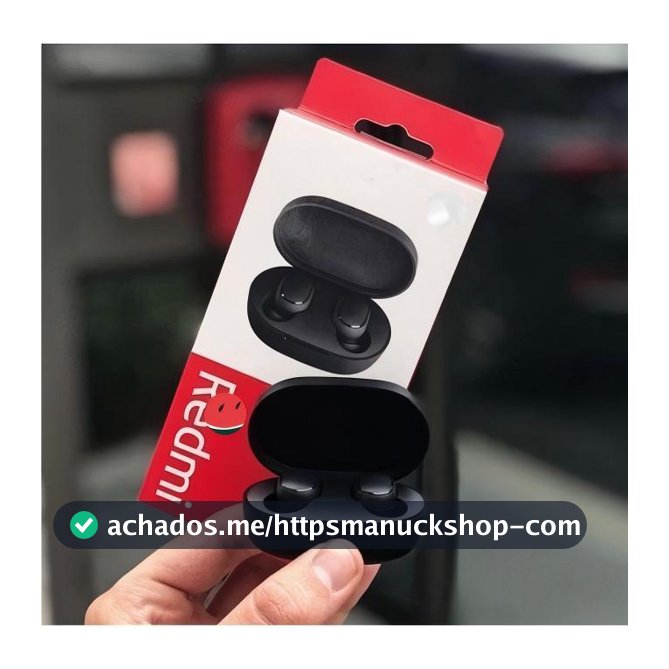 Fones de ouvido sem fio Bluetooth compactos Xiaomi Redmi Airdots com Estojo Recarregável