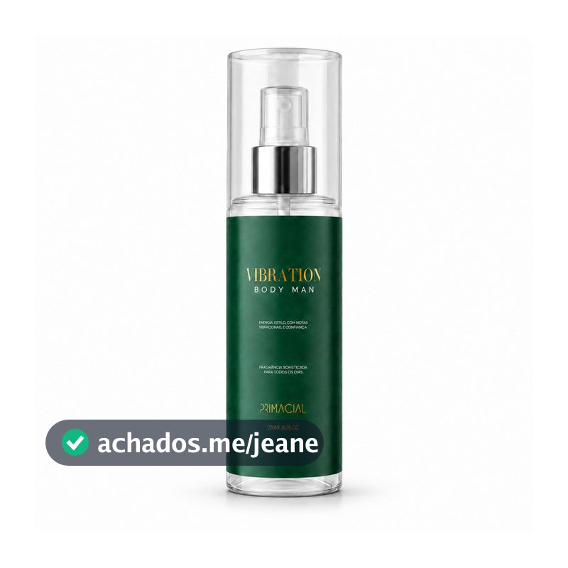 Body Splash Masculino 200ml Presente Dia dos Pais Namorado Marido Sofisticado Alta Fixação Projeção