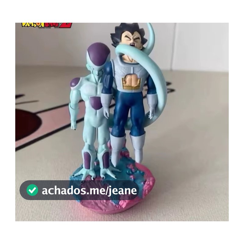 9.5cm Anime Dragon Ball Figura Frieza E Vegeta Figuras DE Ação PVC C