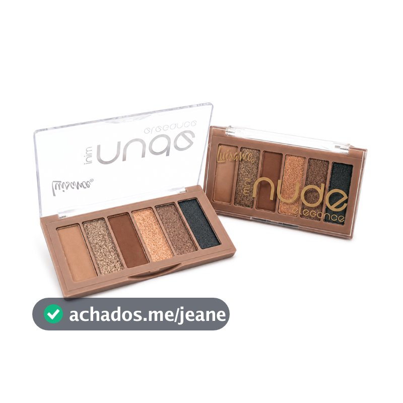 Paleta De Sombras Cor Nude Elegance Da Luisance