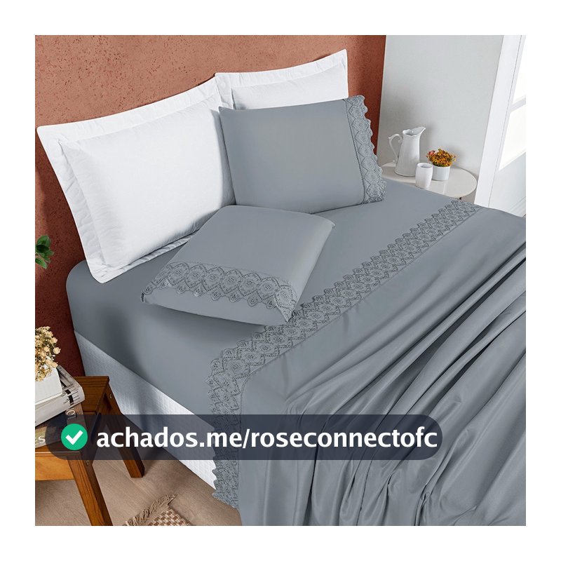 Jogo De Lençol King Size/Queen/Casal/Solteiro Bordado Inglês 200 Fios Extra Macio Toque de Algodão