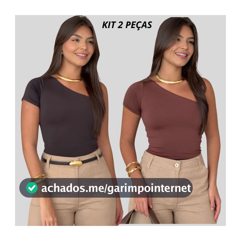 Kit 2 Ou 1 Unidade Blusa Feminina Mula Manca Suplex com Forro – Moda Blogueira Conforto e Estilo